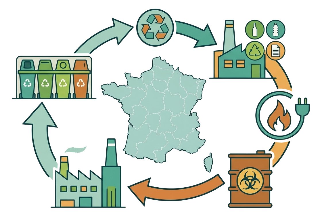 Les déchèteries du territoire SYTRAIVAL