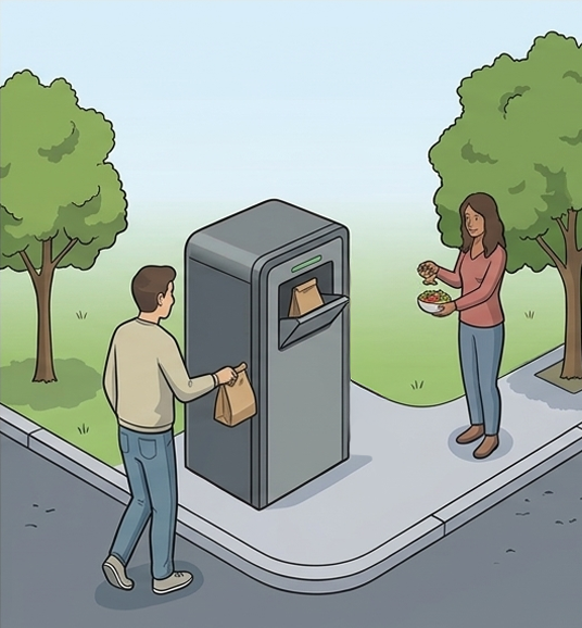 Je trie mes déchets alimentaires