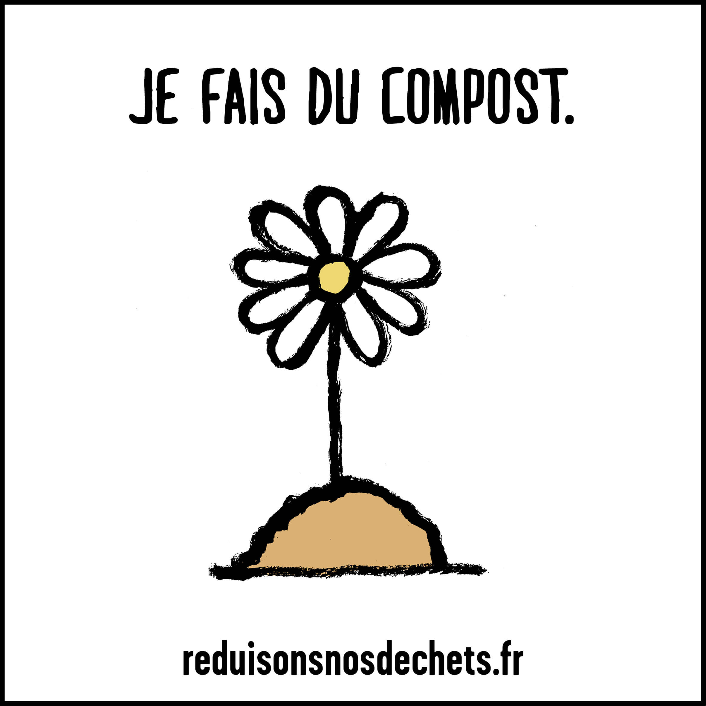 Je fais du compost