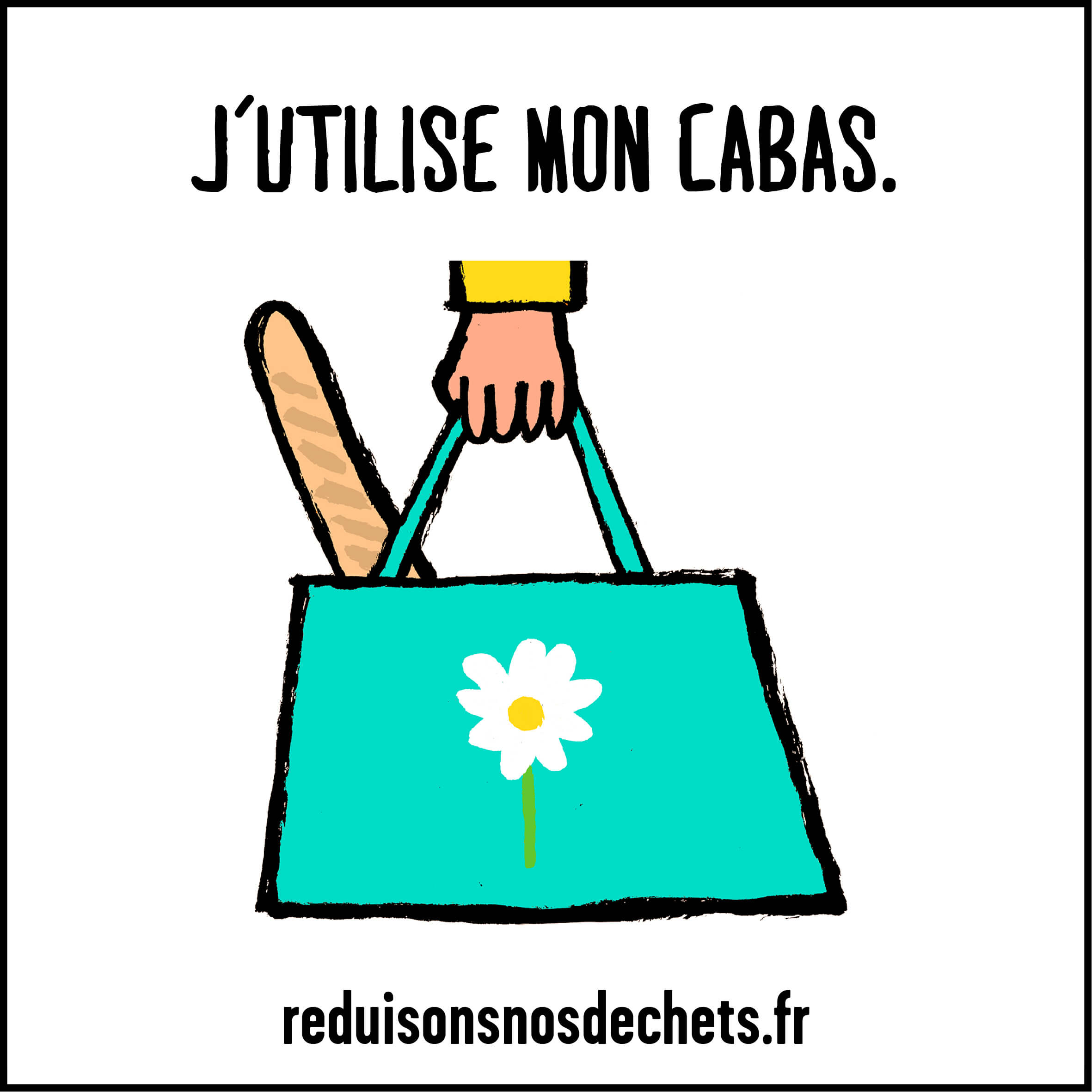 J’utilise un cabas