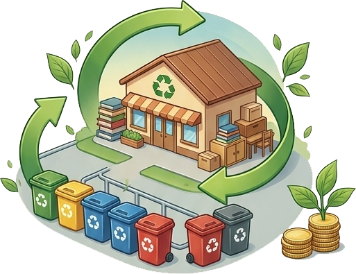 Recycleries / Ressourceries