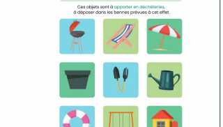 Consignes de tri pour le matériel de jardin et de plein air