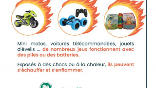 Pour vos dépôts de jeux et jouets en déchèteries, ne jouez pas avec le feu !