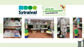 Sensibilisation à la réduction des déchets lors de la fête de l'environnement le 13 septembre