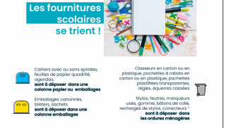 Comment bien trier les fournitures scolaires ?