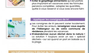 Les gestes de tri de l'été