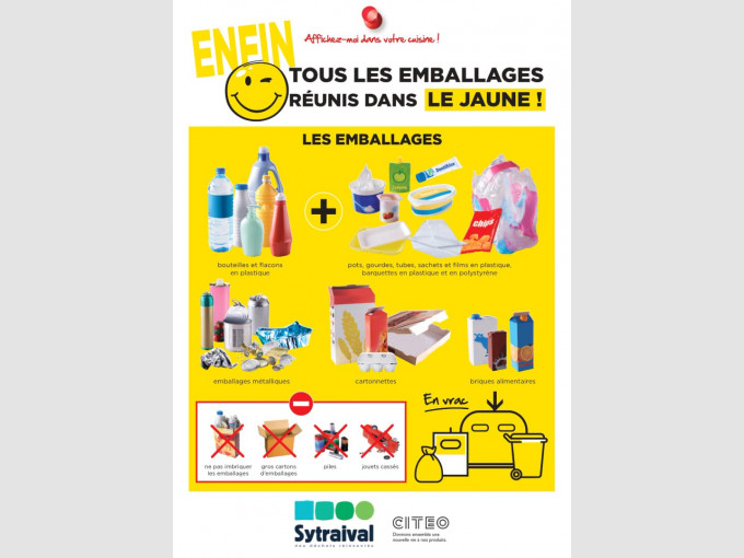 Enfin tous les emballages se trient