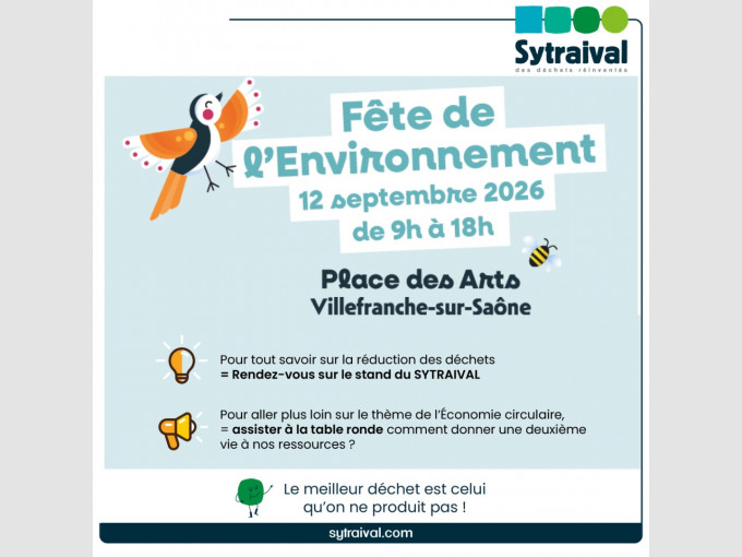 Fête de l'environnement à Villefranche-sur-Saône le 12 septembre