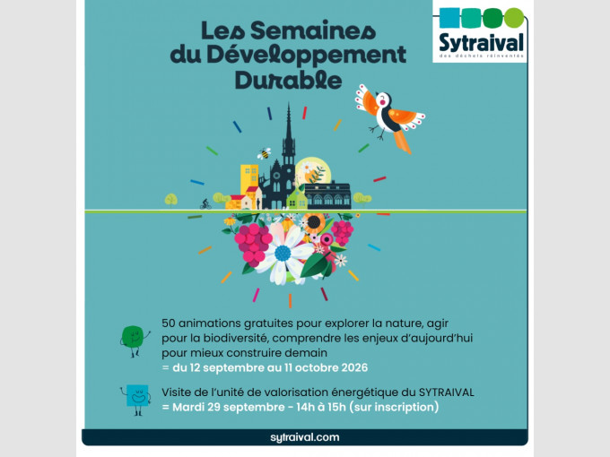 Semaines du développement durable du 12 septembre au 11 octobre 2026
