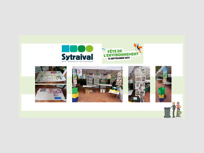 Sensibilisation à la réduction des déchets lors de la fête de l'environnement le 13 septembre