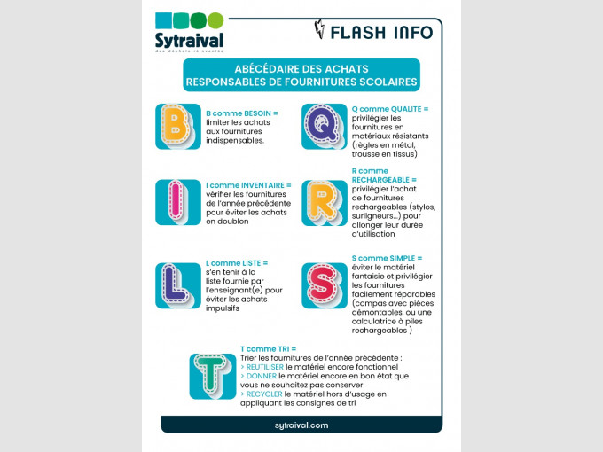 Astuces pour des achats de fournitures scolaires plus responsable