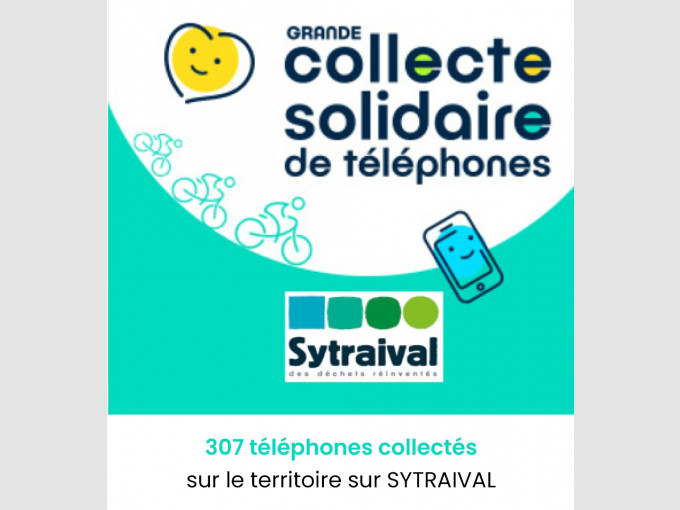 Bilan de la grande Collecte Solidaire des Téléphones de l'été