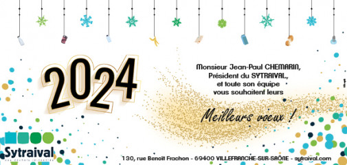 Le SYTRAIVAL vous souhaite une bonne année 2024 !