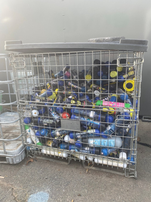 Mise en place de la collecte des bouteilles de protoxyde d'azote dans les déchèteries du territoire du SYTRAIVAL