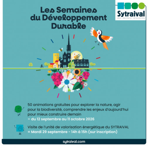 Semaines du développement durable du 12 septembre au 11 octobre 2026