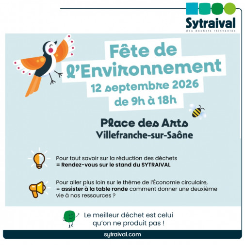 Fête de l'environnement à Villefranche-sur-Saône le 12 septembre